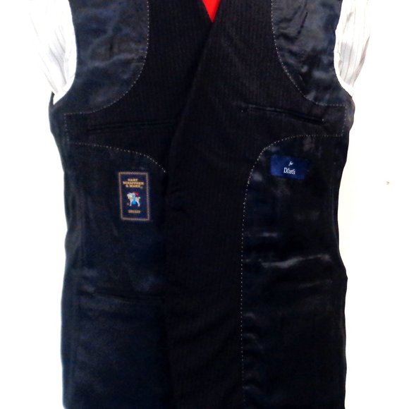 HART SCHAFFNER MARX MEN  BLACK SUIT MADE IN USA - Picture 5 of 8